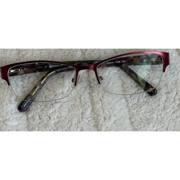 Banana Republic Glasses FRAMES Women's Jordyn 023B 135 Half Rim Eyewear - Picture 2 of 6